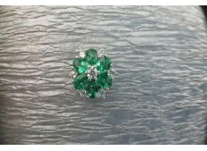 Diamond Emerald Pendant